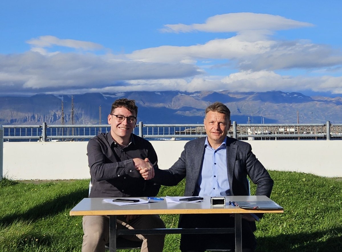 Aerial view of Icelandic landscape highlighting hydropower
